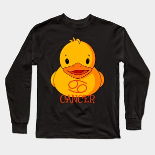 Cancer Rubber Duck Long Sleeve T-Shirt